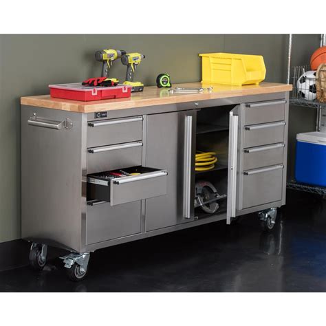 mobile cabinet workbench steel with side wing shelf|42 x 24 mobile cabinet workbench.